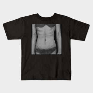 drawing insecurities skinny body positivity Kids T-Shirt